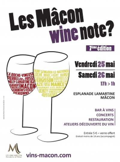 Les Mâcon wine note reviennent les 25 et 26 mai !