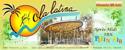 Ola Latina au kiosque à musique le 26 août